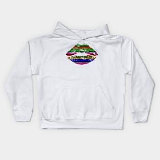 Serape Lips Kids Hoodie